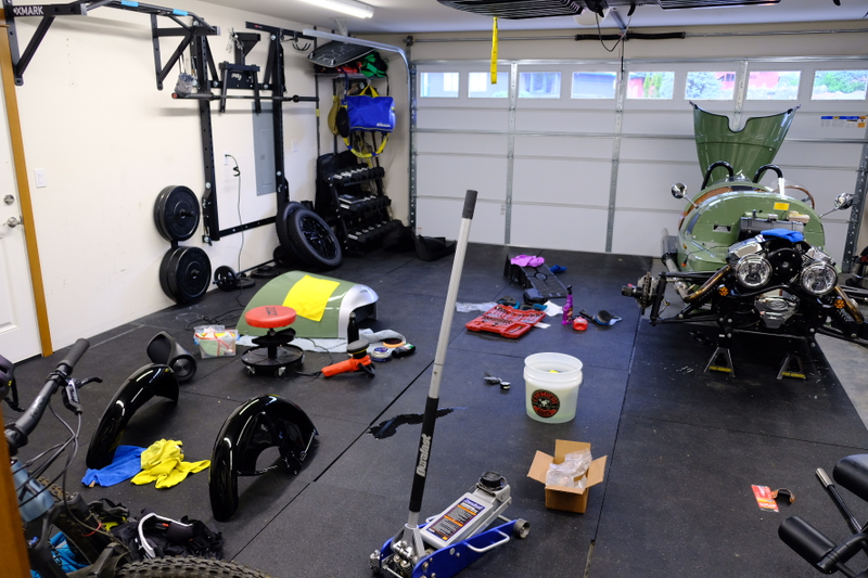 I was hoping garage fairies would finish the for me while I slept.